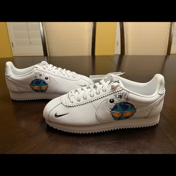 New Nike Cortez x Steve Harrington Earth Day Sneaker Shoes Size US 5 - Picture 9 of 12